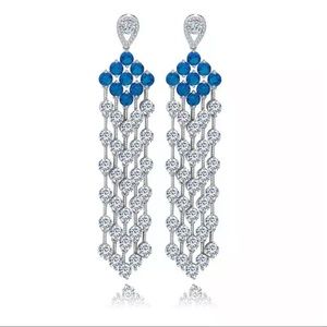Swarovski Crystals The Zarynnah Long Earrings